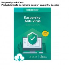 Kaspersky AntiVirus Pachet de liceta de reinoire pentru 1 an